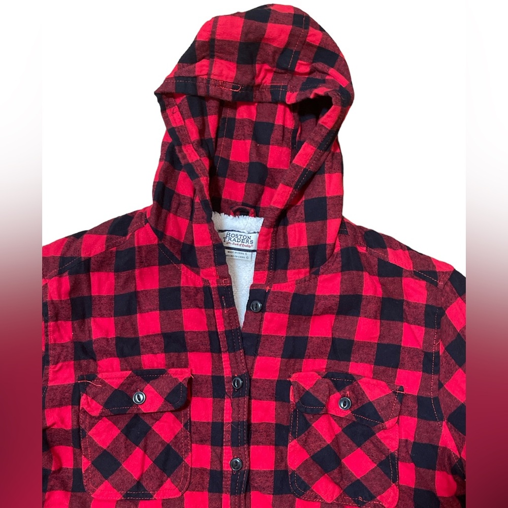Boston Traders Button Down Flannel Jacket - image 2